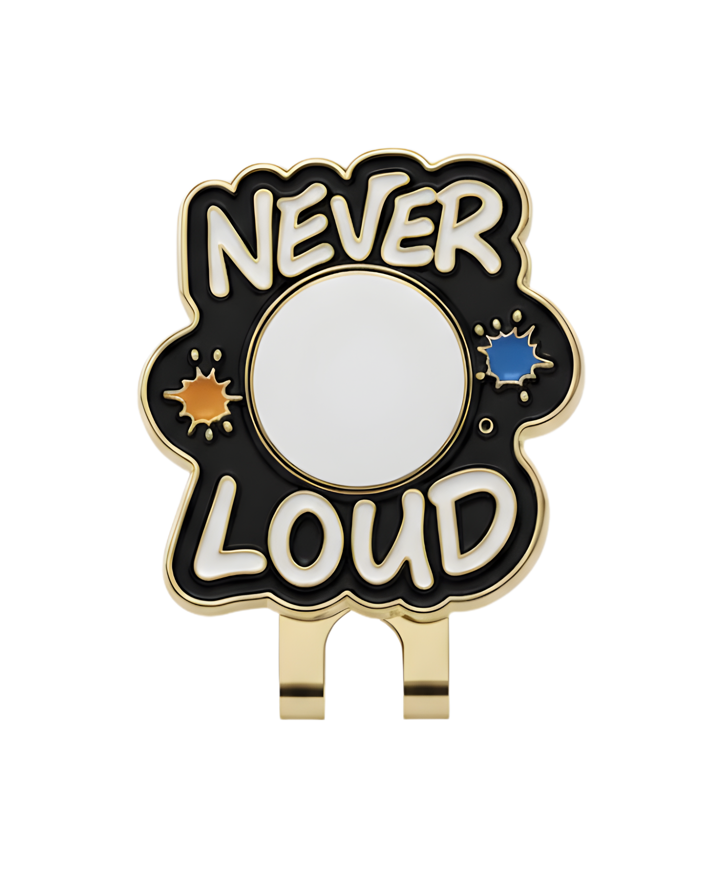 Never Loud Hat Clip