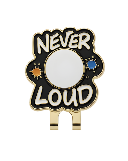 Never Loud Hat Clip