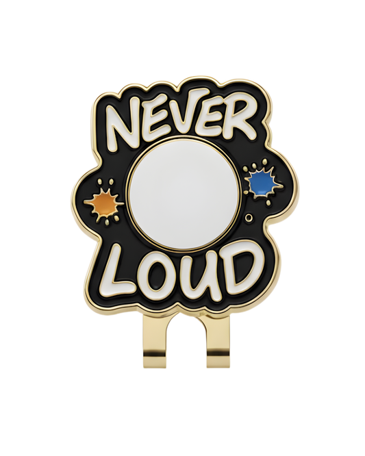 Never Loud Hat Clip
