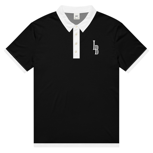 "Sunday Swing Black Out" Polo